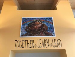 Together we Learn and Lead Mural